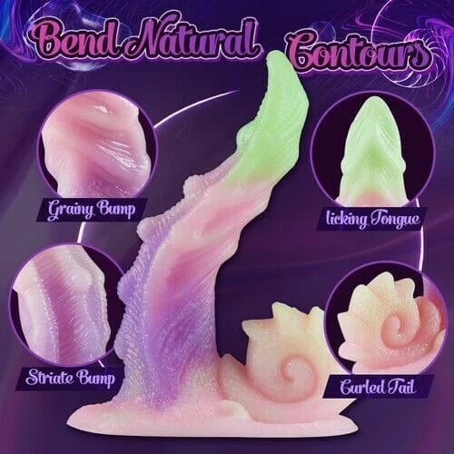 7.48‘’ Huge Tentacle Dildo for Beginners Realistic Silicone Dildo 7.48 Inch-IntimiLife