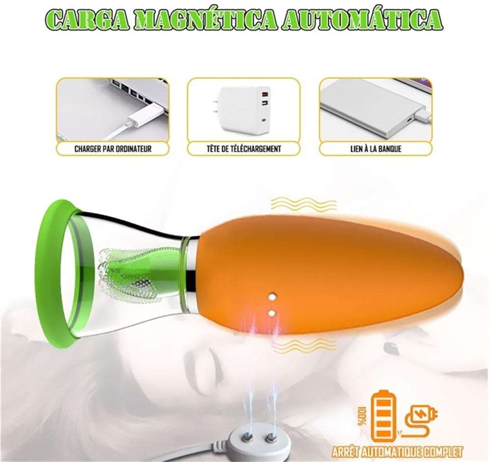 Vibrator displaying compact 165mm size next to common household item