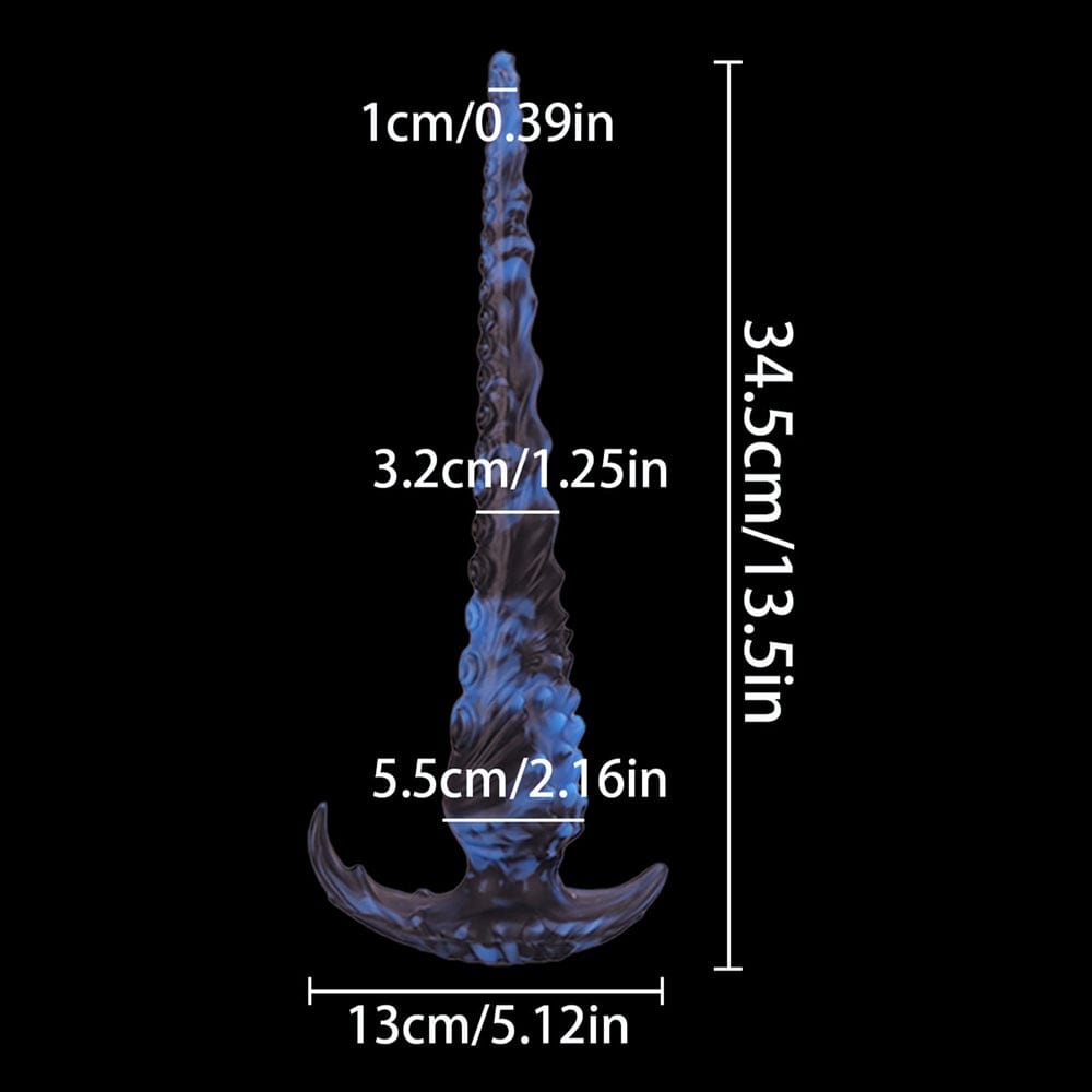 13.5‘’ Long Dildo Huge Anal Plug Monster Fantasy Knot Dildos-IntimiLife