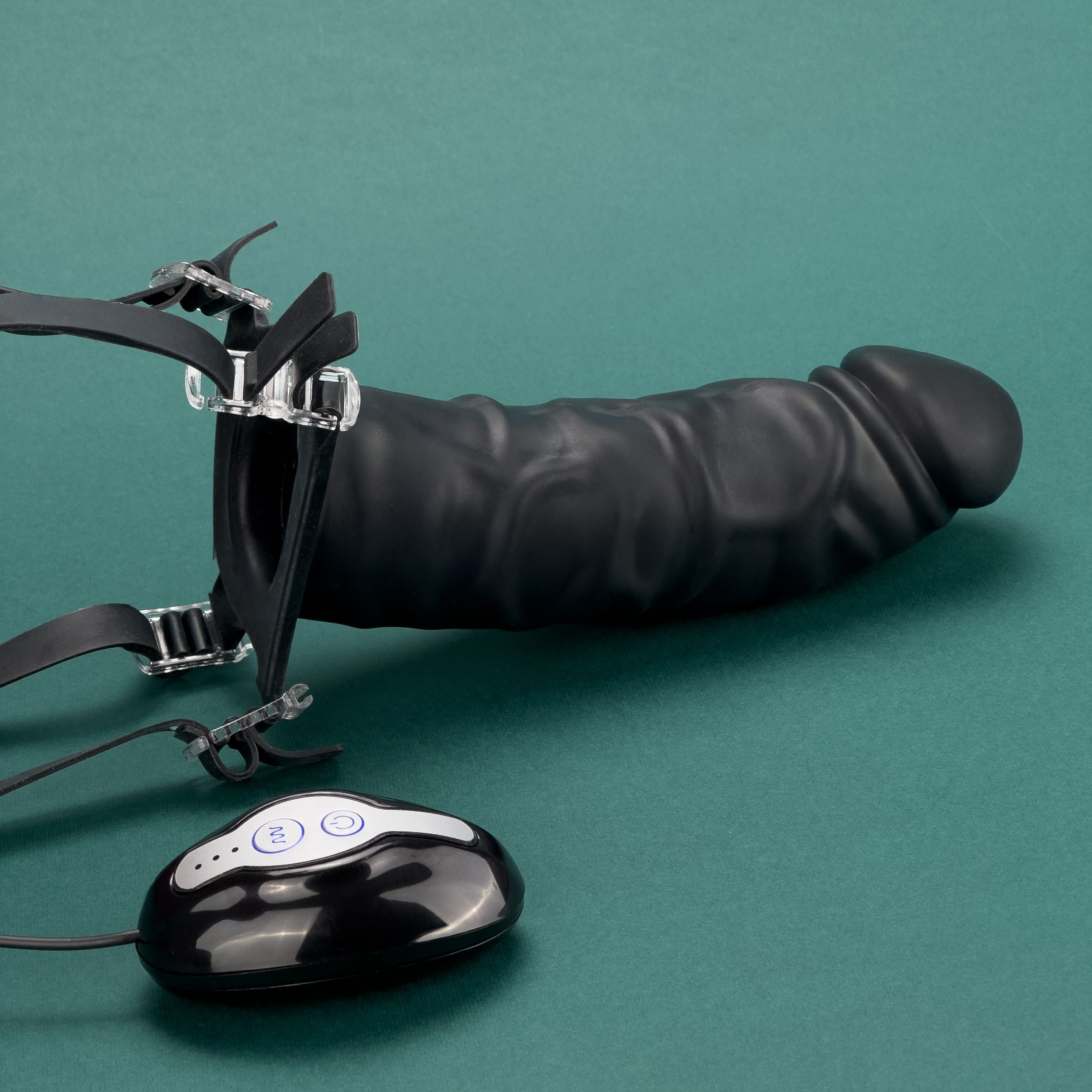 Vibrating Hollow Strap-On Hollow Strap On product image 1