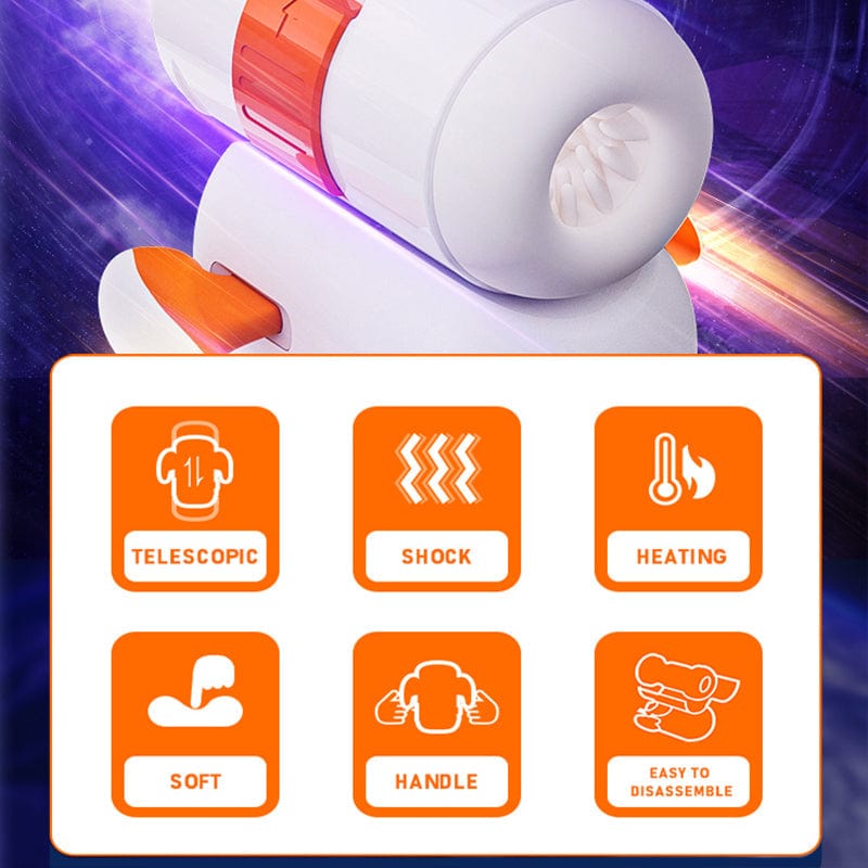 Peter Pan Telescopic Vibrating Heating Male Masturbator-IntimiLife