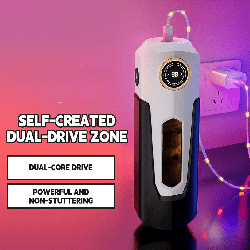 9 - Freq Smart Retractable Heating Masturbator-IntimiLife