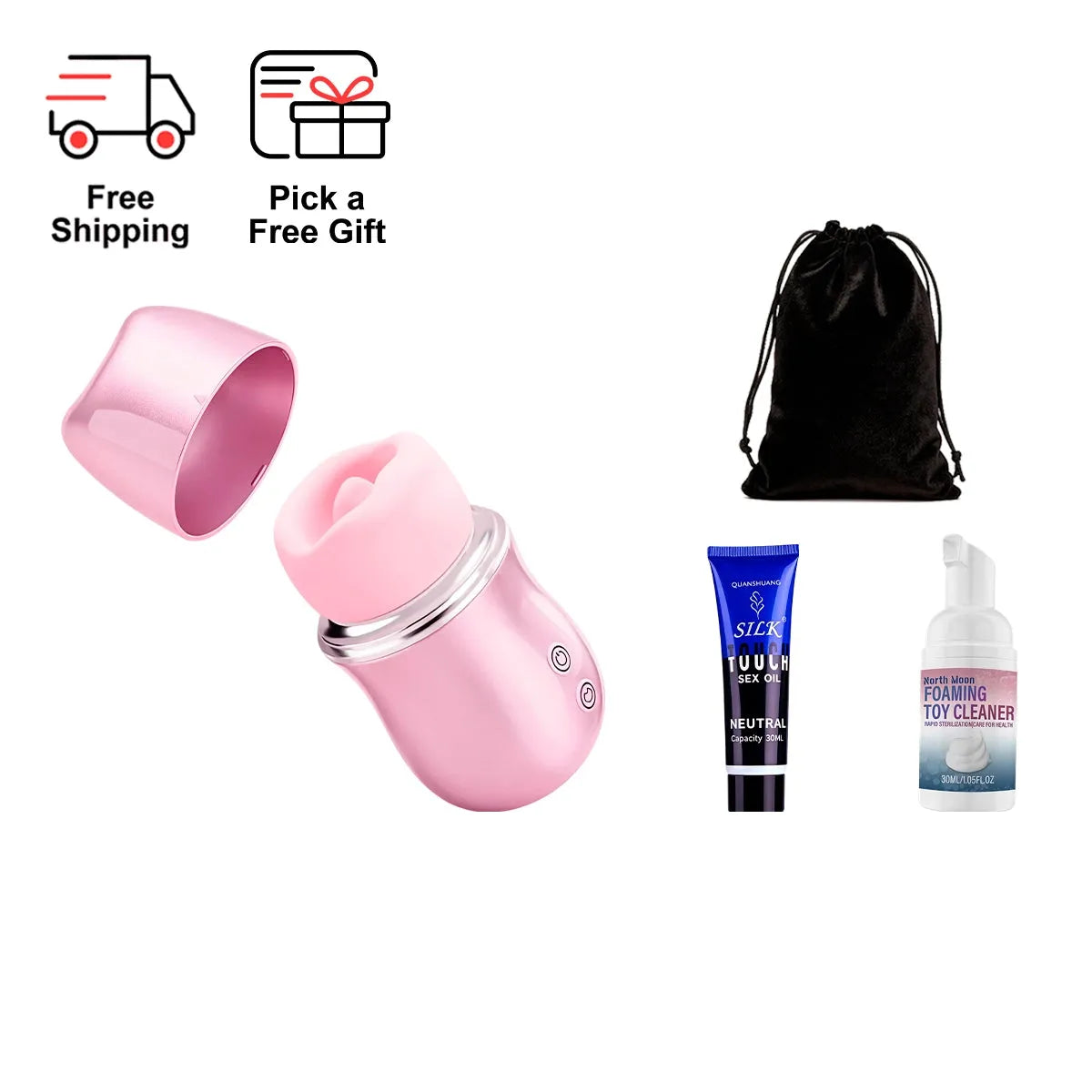 PearlMouth Premium Oral Massager with Soft Features color or variant view