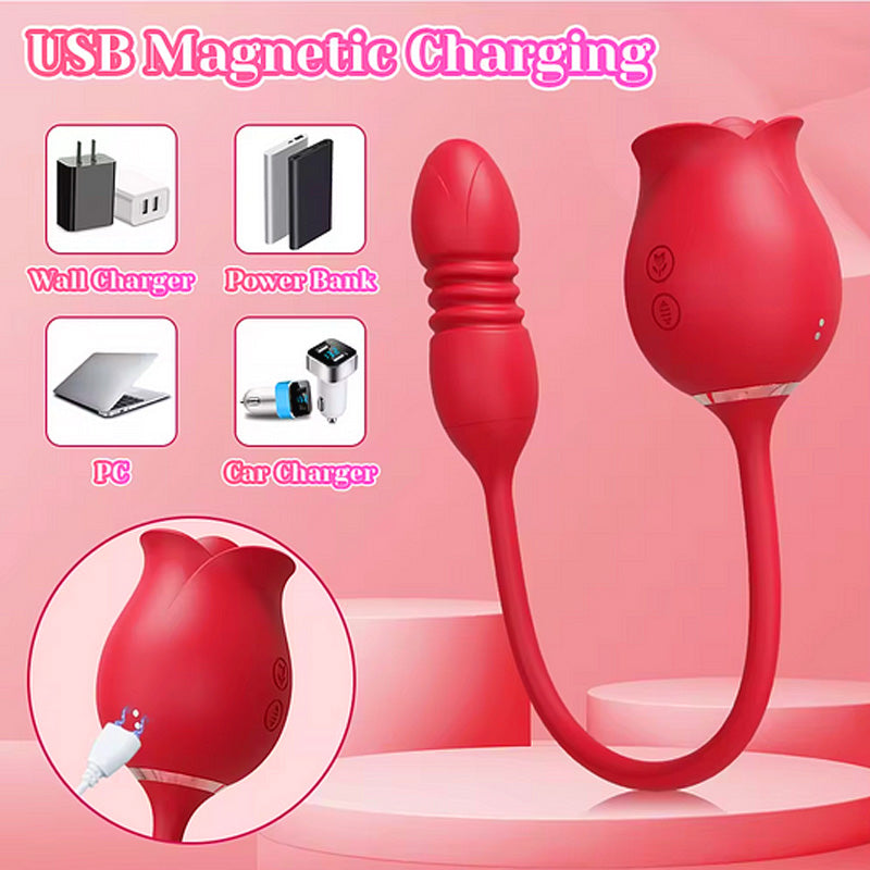 Passion Upgrade Box - Suction Rose Massager & Tongue