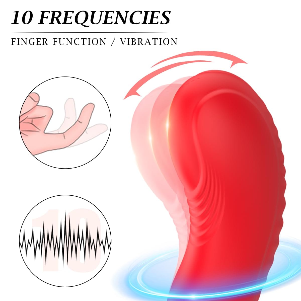 Remote Control Silicone Vibrator 10 Vibration Heating Prostate Massager-IntimiLife
