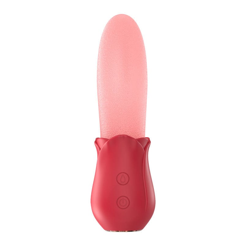 intimilife - Upgraded Rose - 20 Frequency Tongue Licking Vibrator-IntimiLife