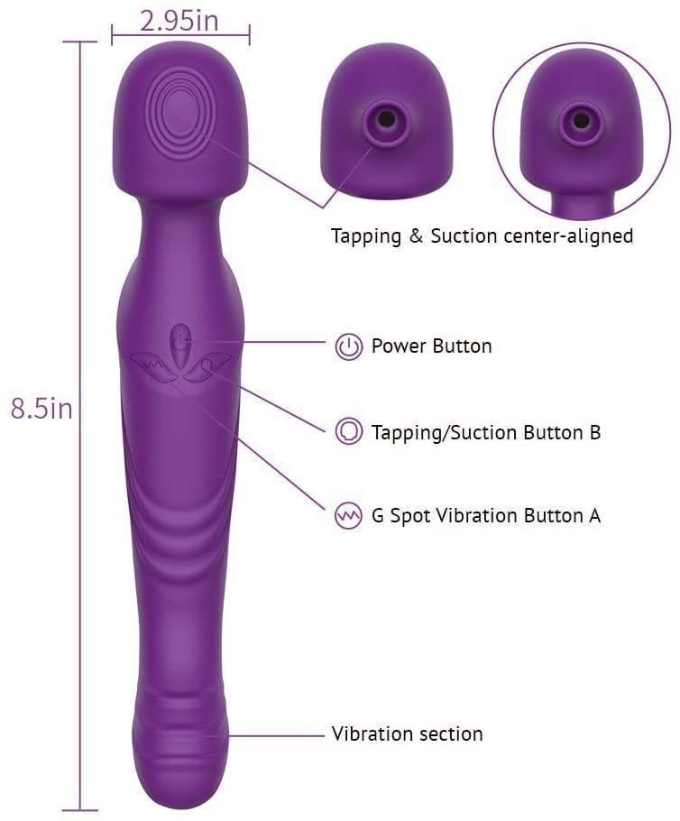 intimilife - Clitoral Sucking Vibrator G Spot Stimulation 10 Suction Vibration Patterns-IntimiLife