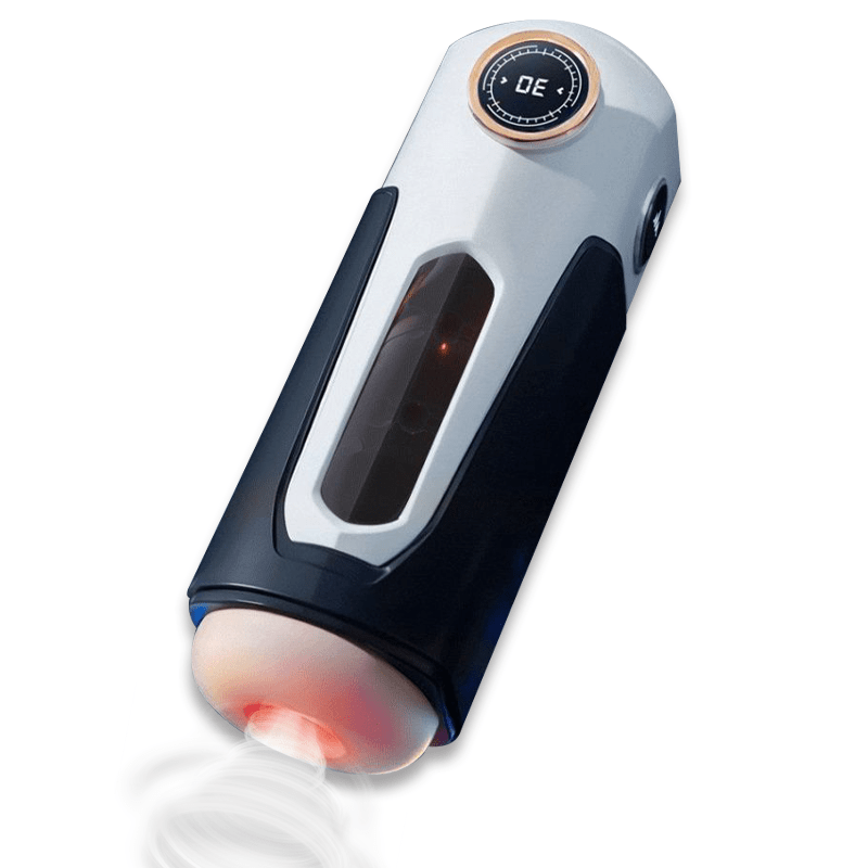 9 - Freq Smart Retractable Heating Masturbator-IntimiLife