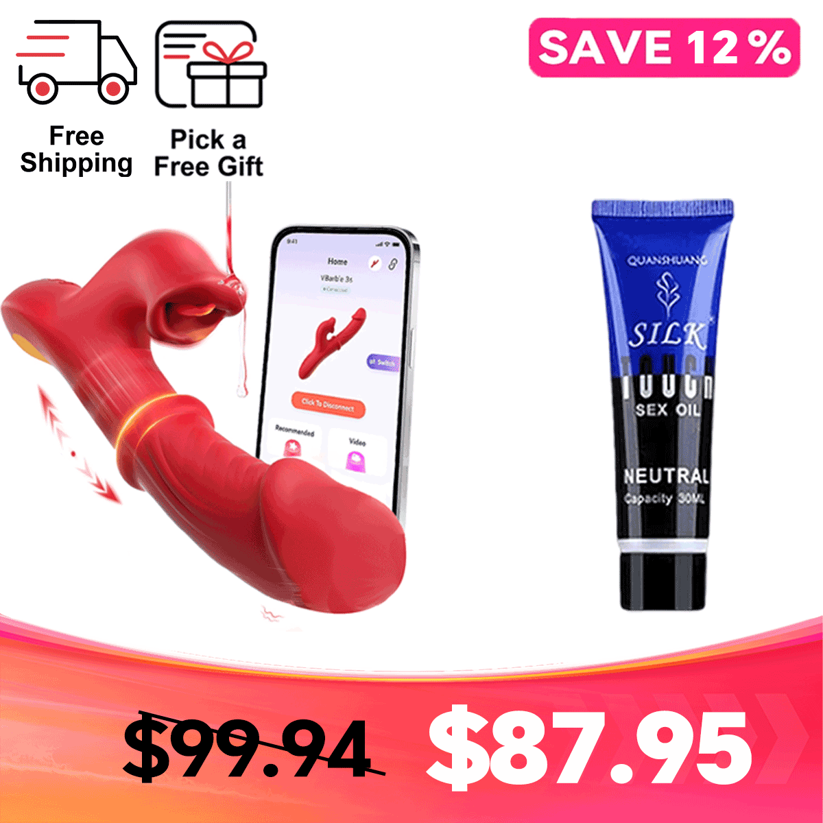 AeroBunny - App-Controlled Thrusting Dual-Massager