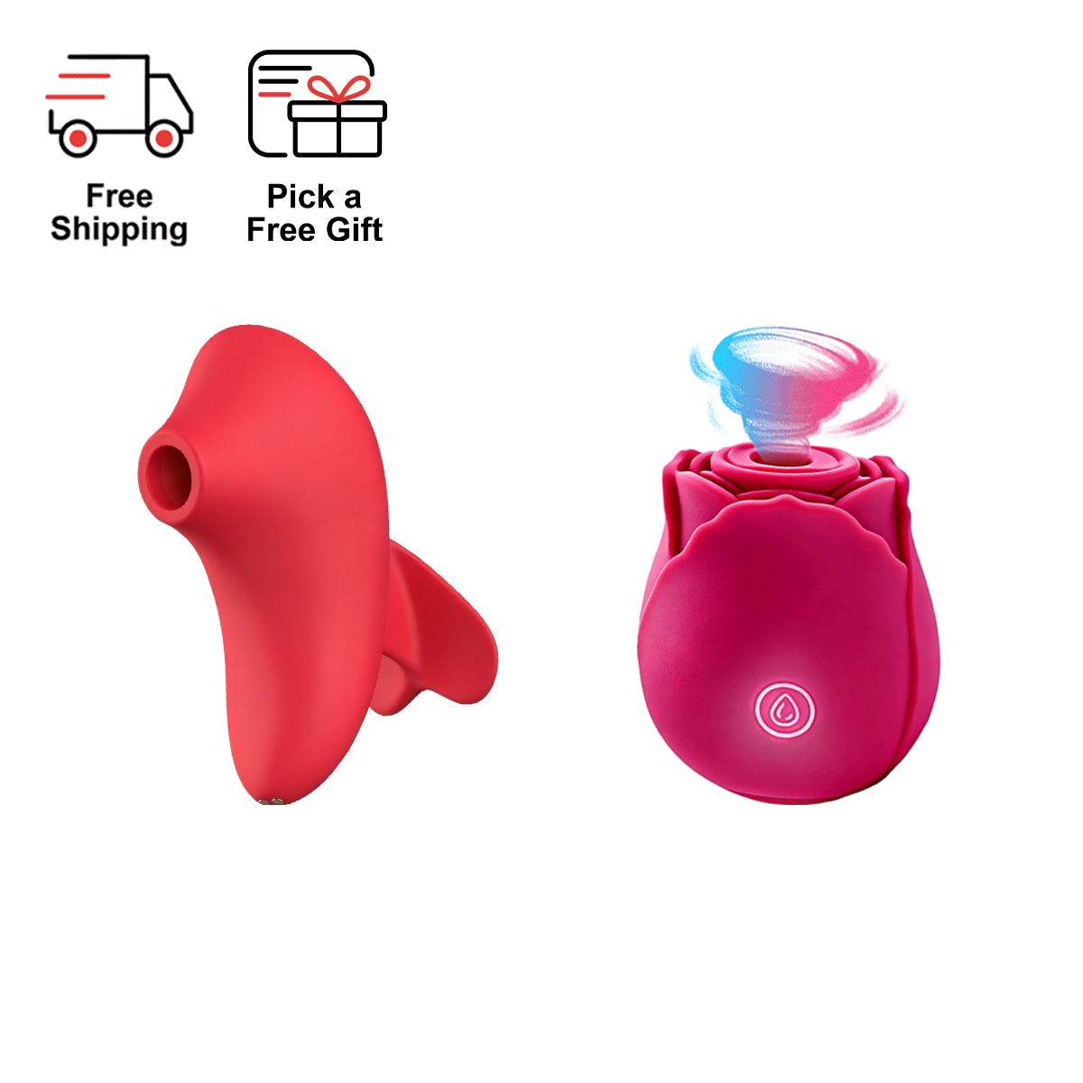 Fingeria Mini Air-Pulse Suction Massager with Easy-Grip color or variant view