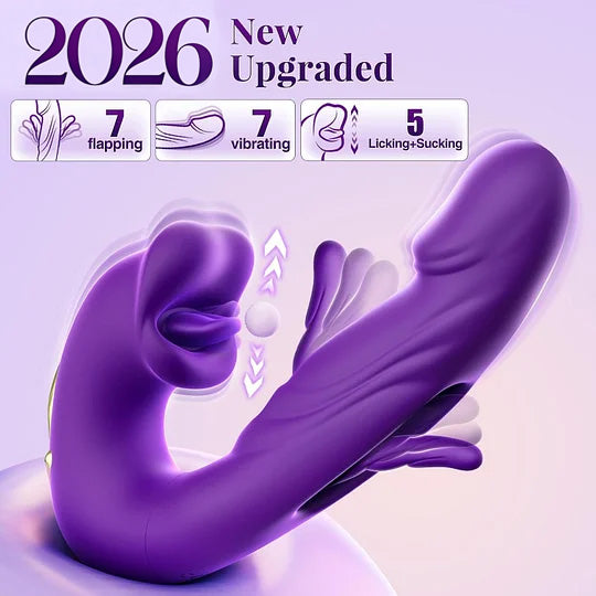 PulseWave 3-in-1 Rabbit Massager with Tongue-Style Motion