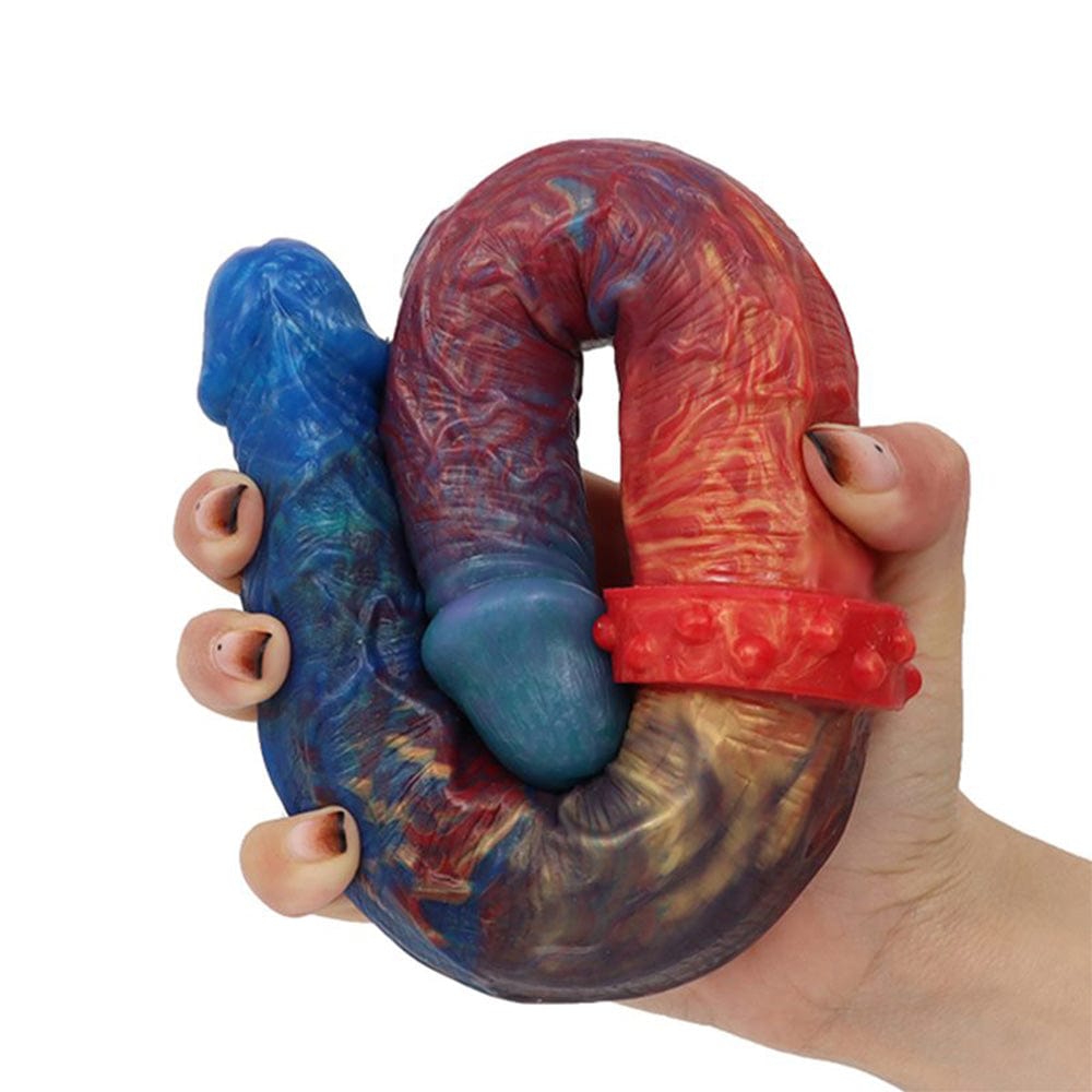 Discreet packaging of colorful double-ended butt plug for private delivery