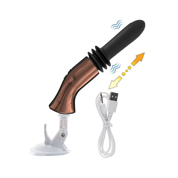 Automatic vibrating stick showing sleek design and compact size