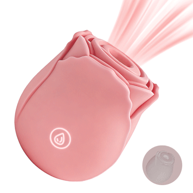 Waterproof Rose Suction Toy – Amora - Rose Intimate Suction Toy Waterproof Pleasure front product view