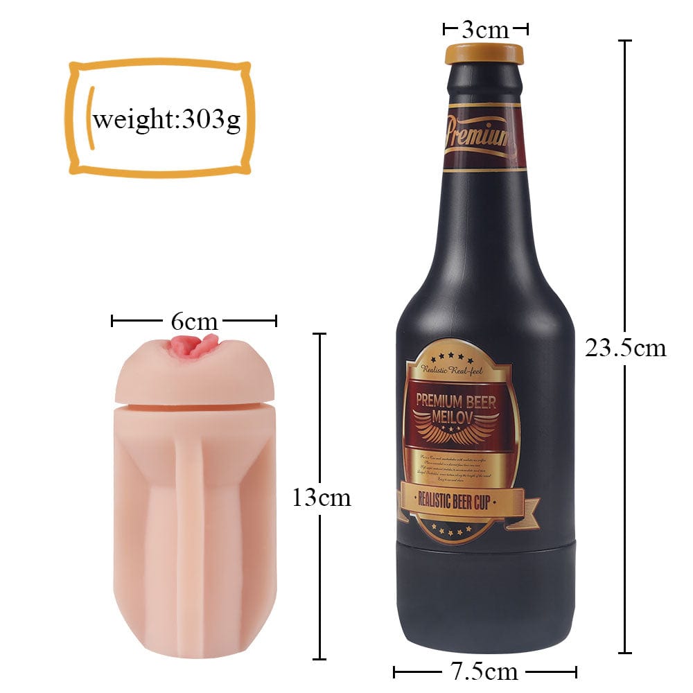 intimilife - Male Masturbator Erotic Toy Portable Beer Bottle-IntimiLife