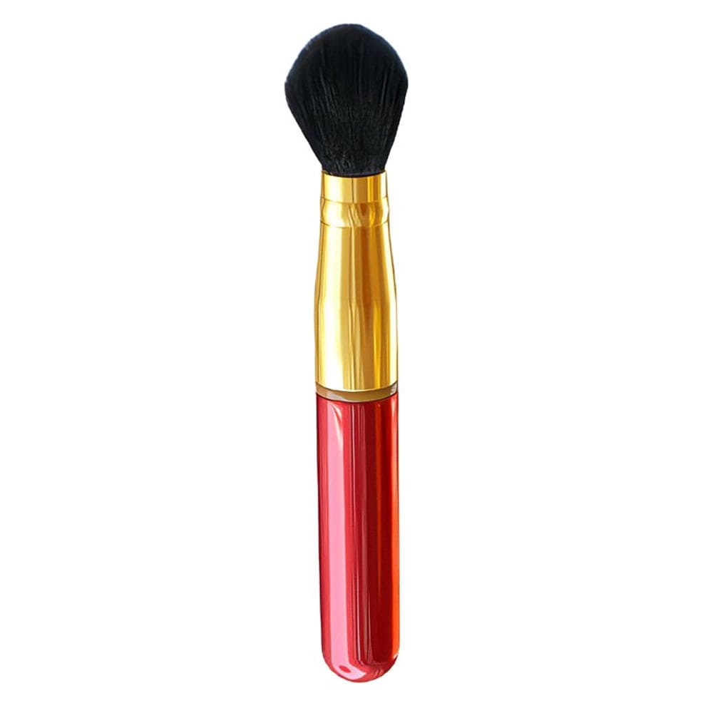 Dual-purpose makeup brush vibrator showing detachable design