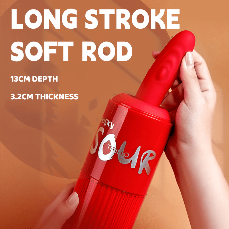 Automatic dildo machine in use scenario with discreet noise reduction feature