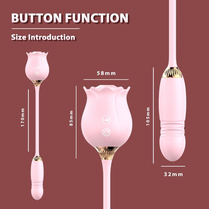 Best-Selling Rose Duo - Suction & Tongue-Style Massagers