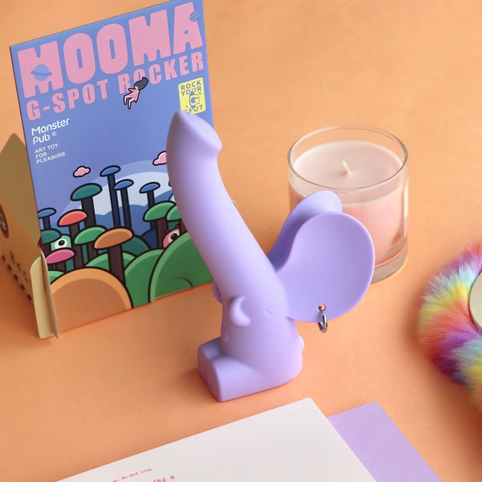 Heating function demonstration on G-spot vibrator