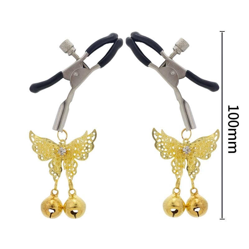 Butterfly Nipple Ring Bell Clamps-IntimiLife