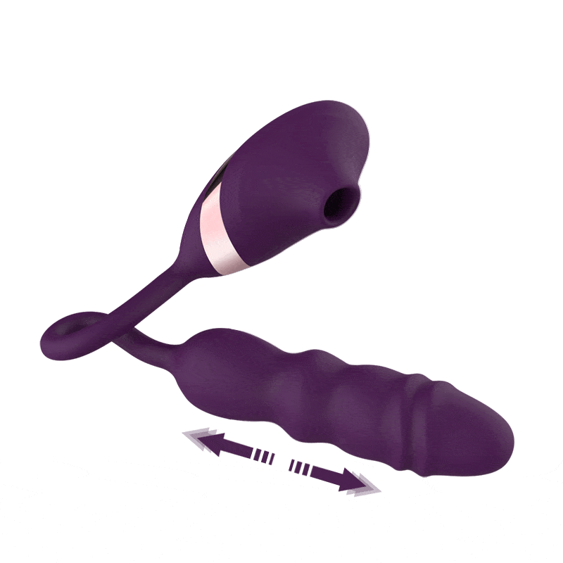 10 Frequency Sucking Telescopic Vibrator-IntimiLife