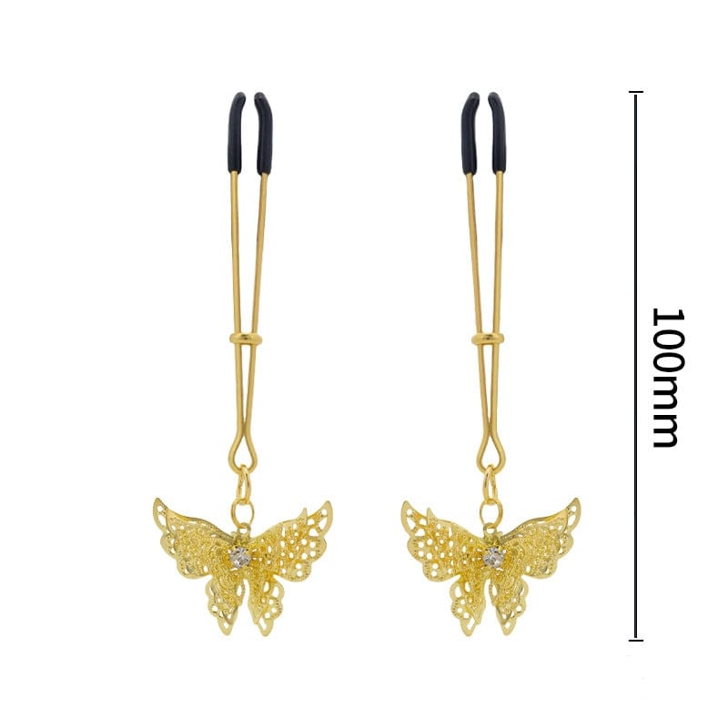 Butterfly Nipple Ring Bell Clamps-IntimiLife