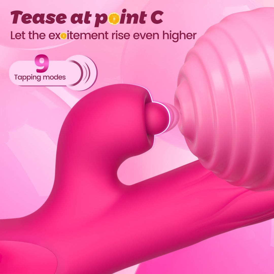Jinny 4 In 1 Clitoris Tapping G-spot Expansion Vibrator App Control-IntimiLife