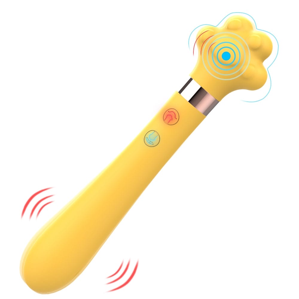 Cute Cat Paw 7 Flapping Clitoral G Spot Vibrator-IntimiLife