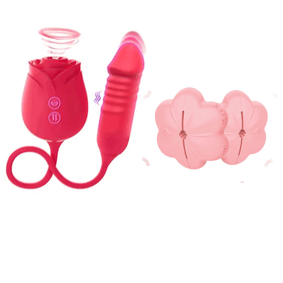 Petalyn - Remote Chest Clamps - Adjustable Vibe Chest Toys - AnneToys