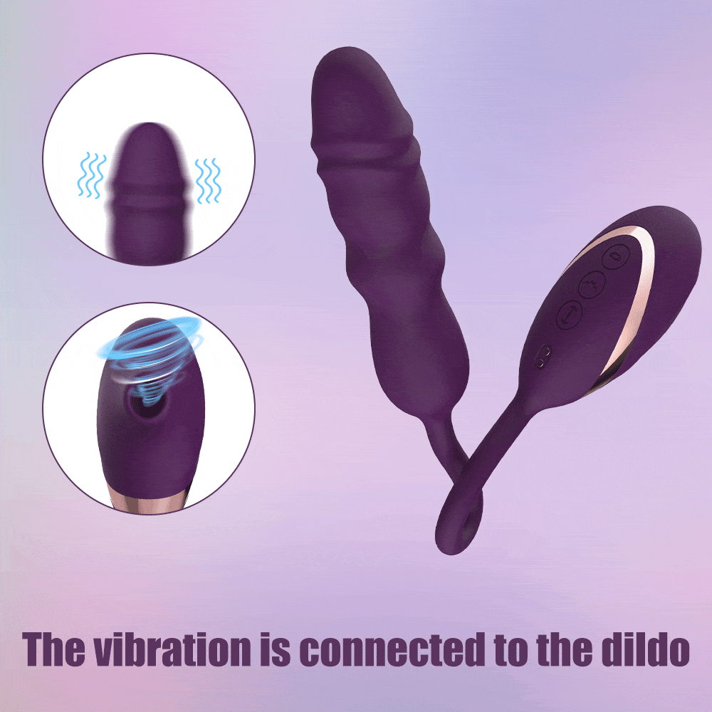 10 Frequency Sucking Telescopic Vibrator-IntimiLife