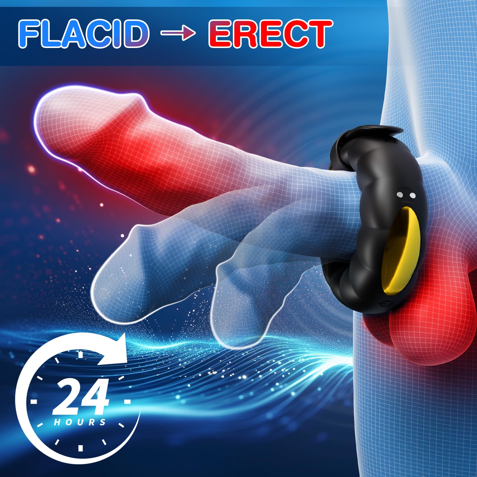 Bedroom Essentials Duo - FlexRing Vibe Ring & Original color or variant view