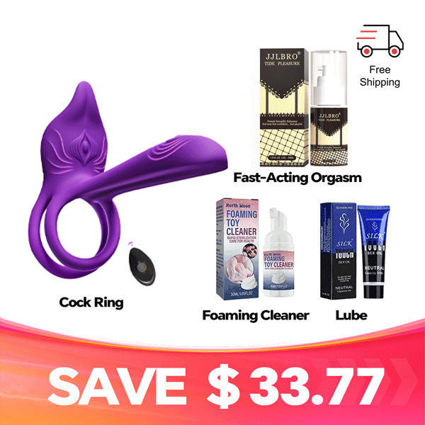App & Remote Vibe Ring with G-Zone & External Massager