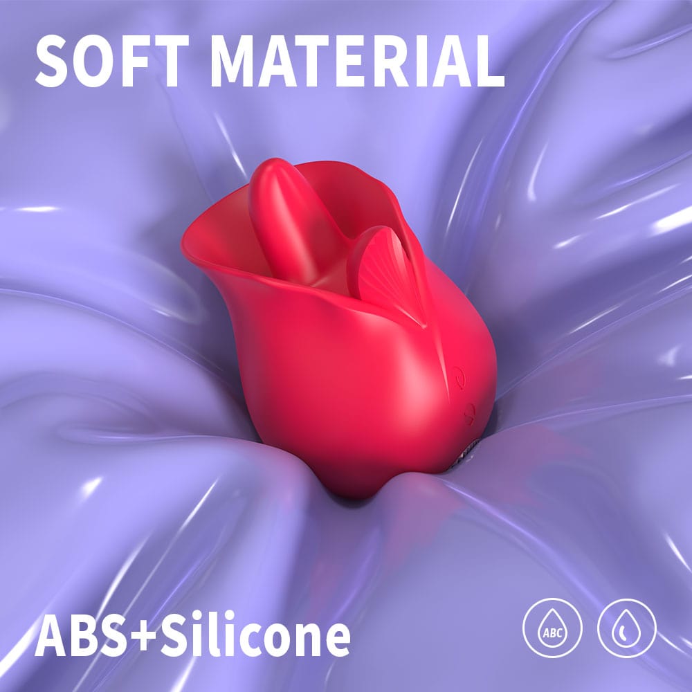 intimilife - Roman 9 Frequency Tongue-licking Rose Toy-IntimiLife