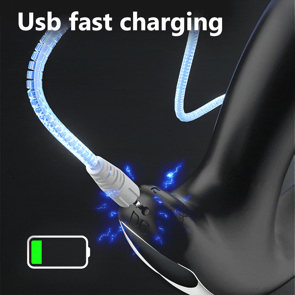 Package contents including USB charger and remote control