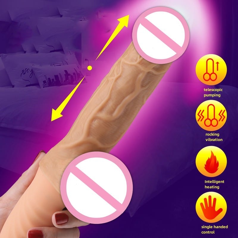 Close-up of body-safe silicone texture and realistic design details