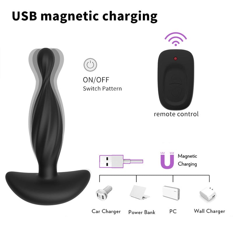 Anal Plug Vibrator Male Prostate Massager G-spot Masturbator-IntimiLife