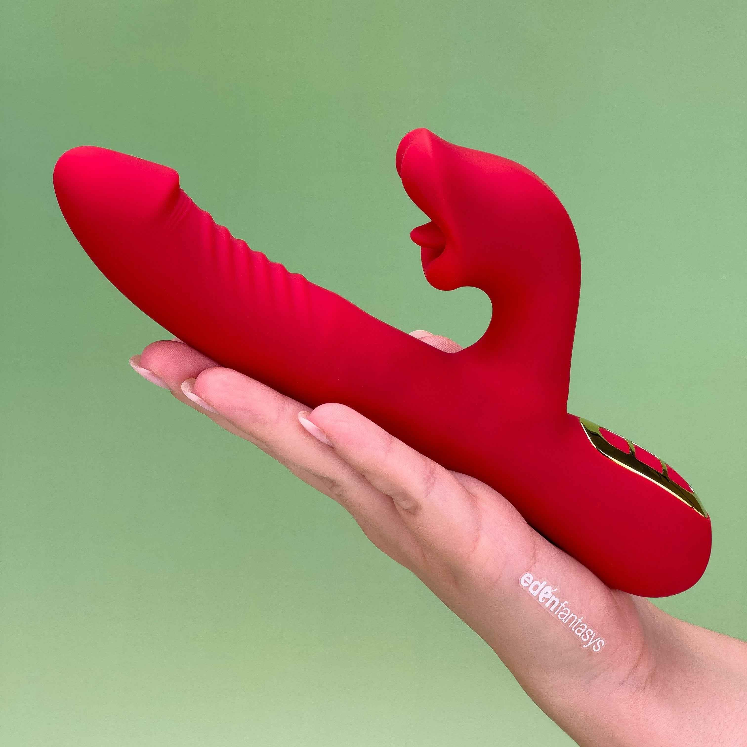 Dual Desire Thrusting Rabbit Vibrator