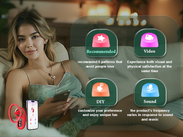 Sucking and Licking Clitoris Vibrator with App Control