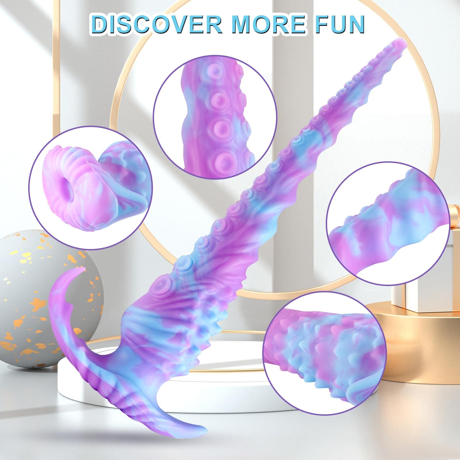 13.5‘’ Long Dildo Huge Anal Plug Monster Fantasy Knot Dildos-IntimiLife