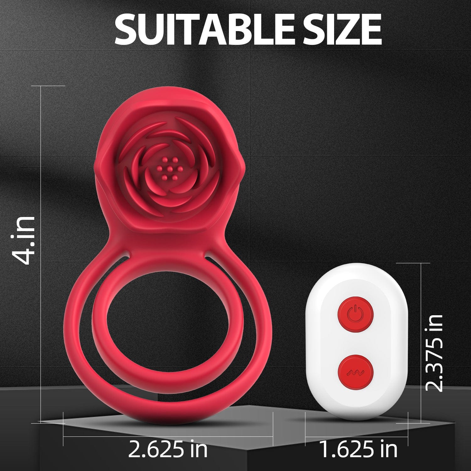Close-up of body-safe silicone texture and stretchable fit