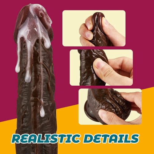 6.69‘’ intimilife - 8 Thrusting Vibrating Simulation Penis Wireless Vibration Dildo-IntimiLife
