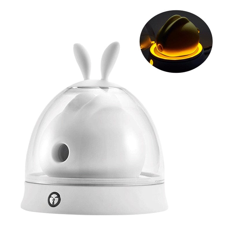 Rabbit Clitoral Suction Vibrator With Colorful Light Charging Base-IntimiLife