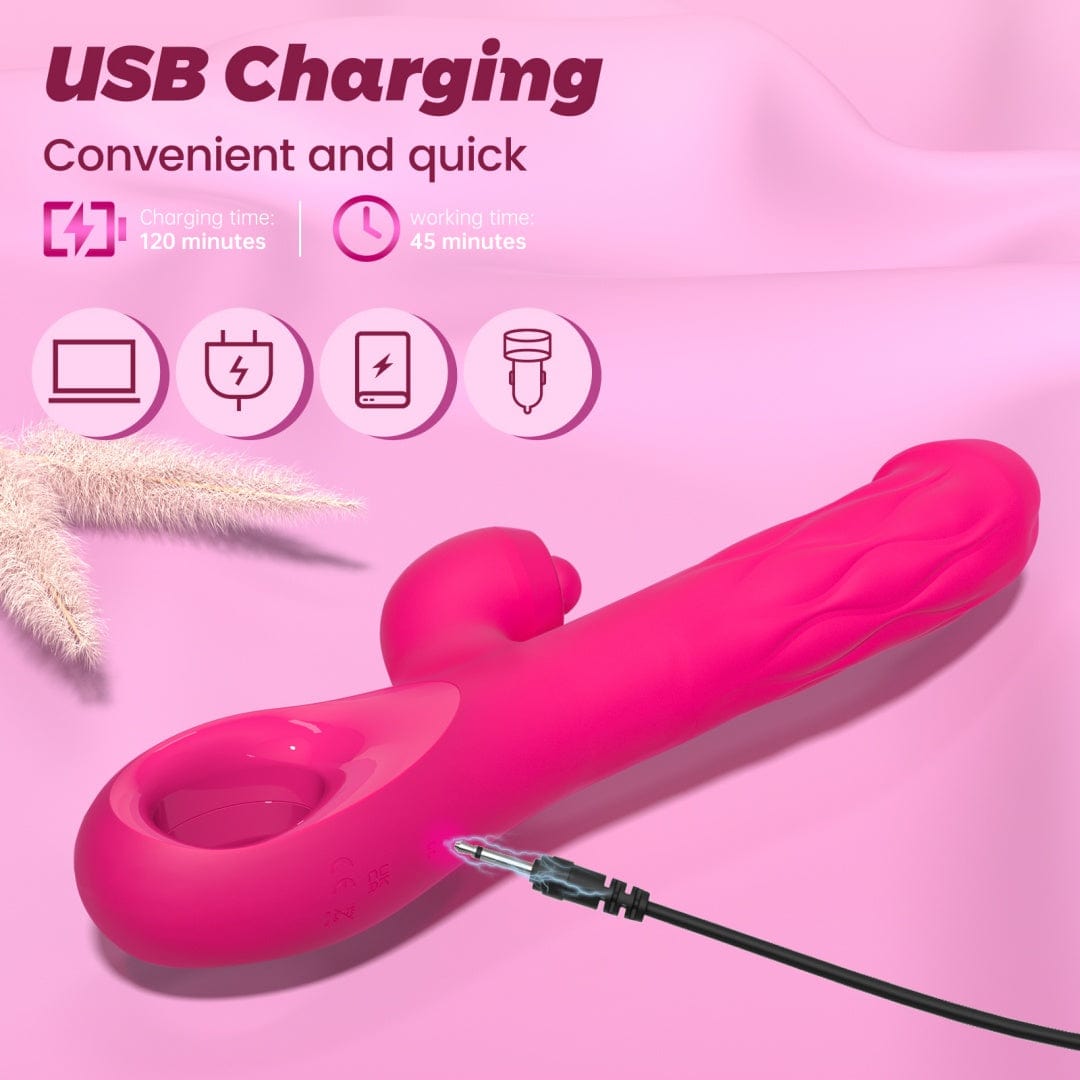 Jinny 4 In 1 Clitoris Tapping G-spot Expansion Vibrator App Control-IntimiLife