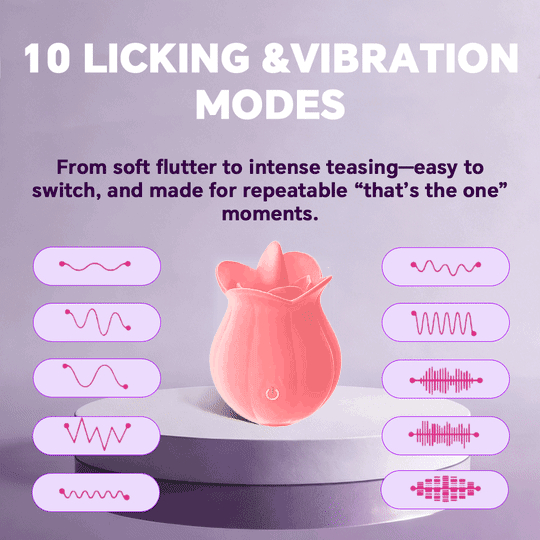 Best-Selling Rose Duo - Suction & Tongue-Style Massagers