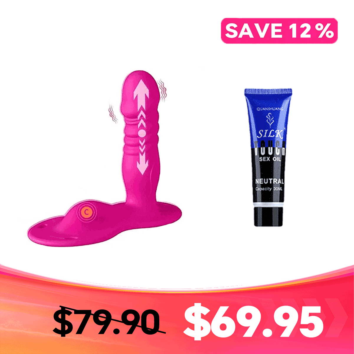 Ravira - Riding Grinding Strap-On Thrusting Massager
