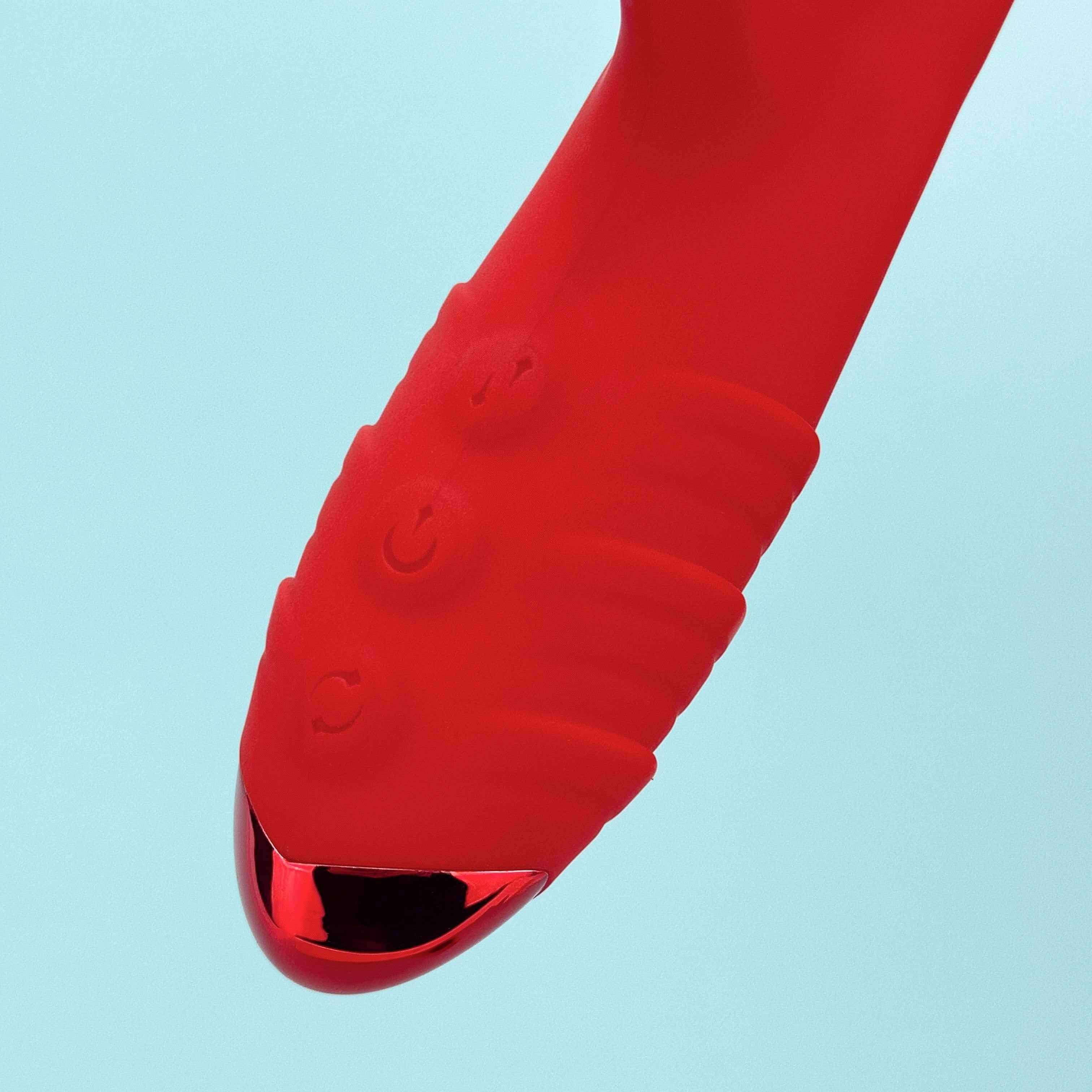 Dual Glow Thrusting Rabbit Vibrator