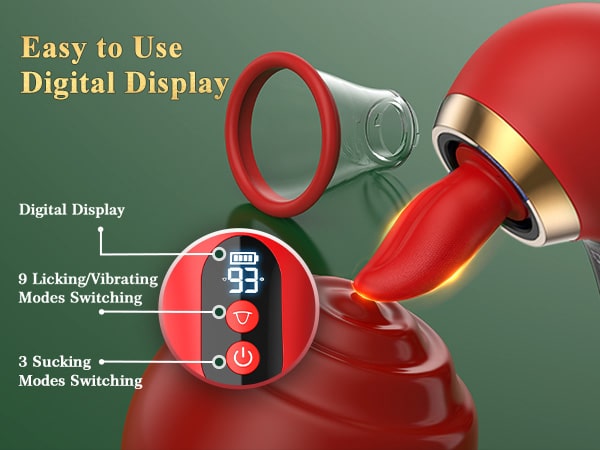 Sucking and Licking Clitoris Vibrator with App Control