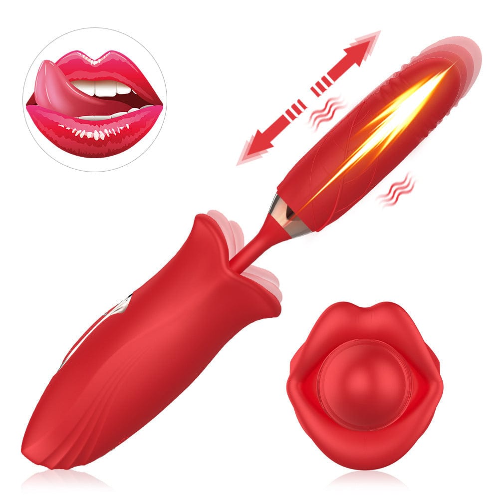 Premium medical-grade silicone vibrator with USB charging port