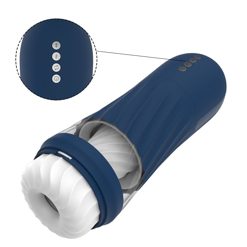 intimilife - Rocket 3d Realistic Textured Electric Stroker With 5 Thrusting Rotating Modes-IntimiLife