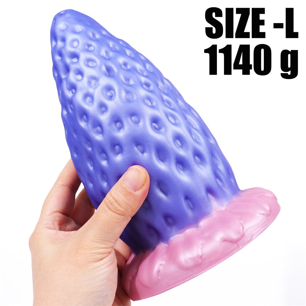 AIMITEX Super Large Strawberry Silicone Butt Plug Anal Sex Toy-IntimiLife